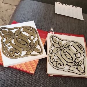 Avon Holly And Joy Trivets